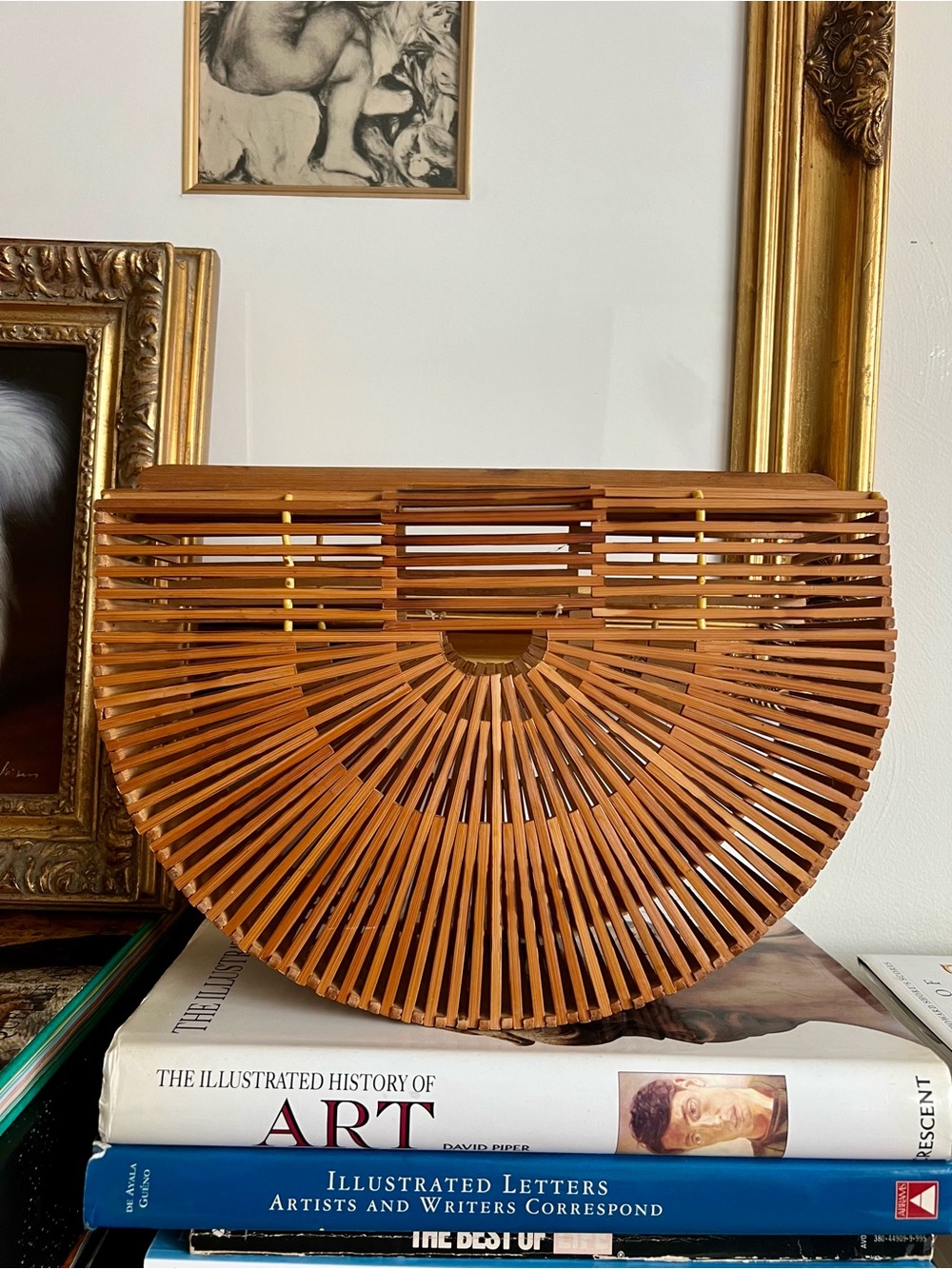 Bamboo Clutch - Natural Tan